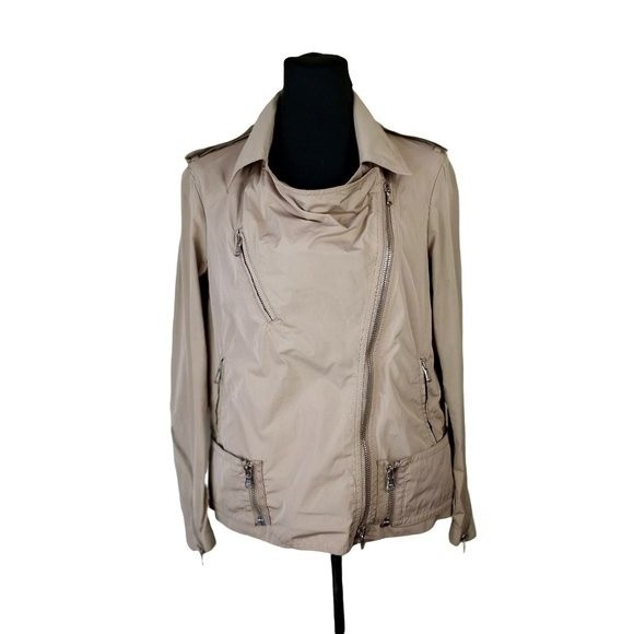 3.1 Phillip Lim Tan Lightweight Biker Jacket 6 - Picture 3 of 15